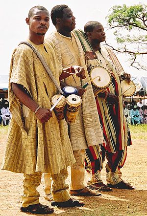 These drummers were part of a large celebratio...